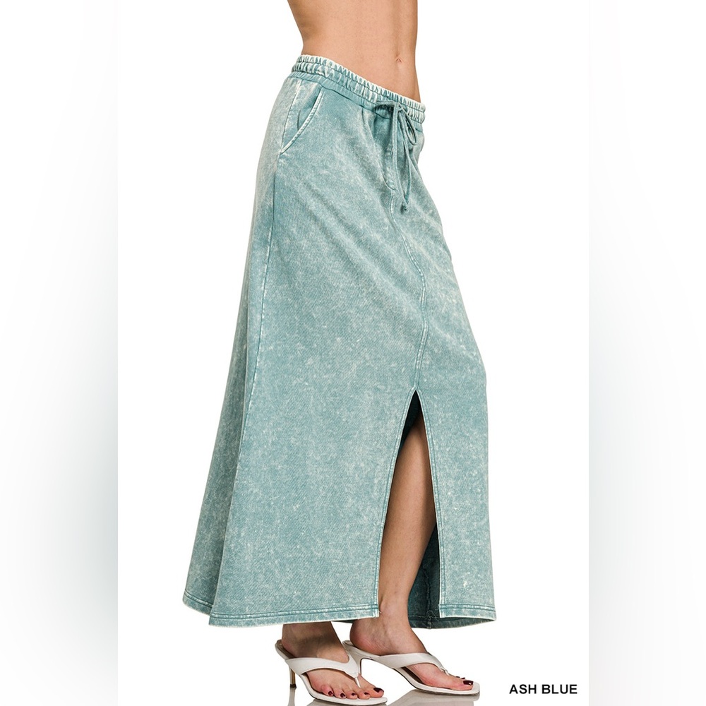 #26 CLOSEOUT FIRM 🌸New! Women's Ash Black Maxi Skirt - Picture 2 of 3